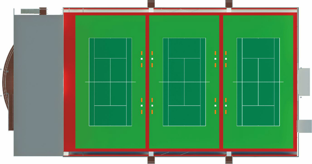 Теннисные корты в Сургуте