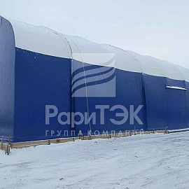 Hangar 24x12x10 m., Cementation workshop, Orenburg region.