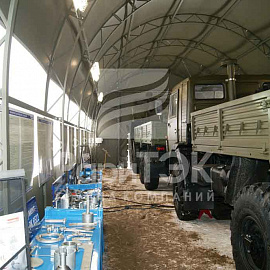 Hangar 17.5х7х5.5 for storage and repair of dual-purpose vehicles, Republic of Tatarstan.